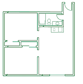 Two bedroom layout